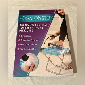 New Salon Step The Beauty Footrest Easy Home Pedicure Treat Your Feet LED Gift